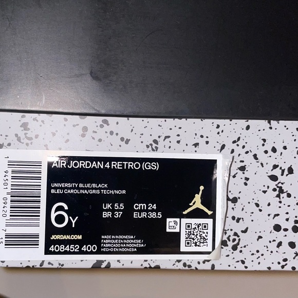 Air Jordan 4 Retro UNC - University Blue - Picture 4 of 4